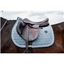 Kentucky Horsewear - Tapis de selle en velours - Tapis de selle - Saut - Bleu clair