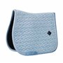 Kentucky Horsewear - Tapis de selle en velours - Tapis de selle - Saut - Bleu clair