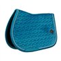 Tapis de selle PONY - Emeraude - Velours - Saut d'obstacles