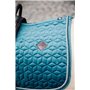 Tapis de selle PONY - Emeraude - Velours - Saut d'obstacles