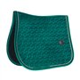 Tapis de selle FULL - Vert foncé - Velours - Saut d'obstacles