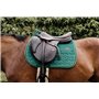 Tapis de selle FULL - Vert foncé - Velours - Saut d'obstacles