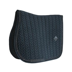 Tapis de selle FULL - Noir - Velours - Saut d'obstacles