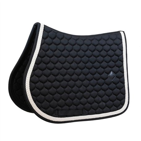 Kentucky Horsewear - Tapis de selle - avec corde tressée - Tapis de selle - Saut - Noir