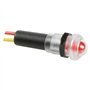 VELLEMAN 124097 12VTFR Lampe de signalisation LED 12 V étanche rouge/clignotante