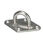Perel Pontet sur Platine, Acier Inoxydable, diamètre 8 mm, Hauteur 80 mm, Largeur 50 mm