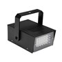 HQ-Power Mini-stroboscope puissant avec 24 LEDs blanches, compact et portable, idéal pour les fêtes à domicile, fréquence de fla
