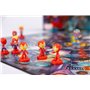 Shuffle 123 PARTEZ - Avengers - Jeu de société Famille & Enfant - Jeu des Petits Chevaux revisité - Marvel - A partir de 6 Ans