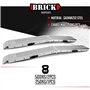 Lot de 2 rampes pliables en acier galvanisé 160cm - Charge max 500 kg/paire - Brick