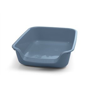 IBAÑEZ - Bac à litière Junior Bleu. 56 x 39 x 13 cm. pour Chat et Chiot. - VA-14540