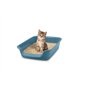 IBAÑEZ - Bac à litière Junior Bleu. 56 x 39 x 13 cm. pour Chat et Chiot. - VA-14540