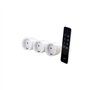 Set de 3 prises Schuko Dio + télécommande - Chacon