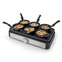 NEDIS Kit wok de fête | barbecue | 6 personnes | spatule | paramètres de température | revêtement antiadhésif | Rectangle, Schwa