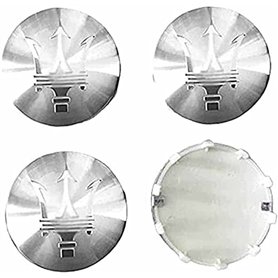 EQEEN 4 PièCes Auto Cache Moyeux pour Maserati Quattroporte 60mm