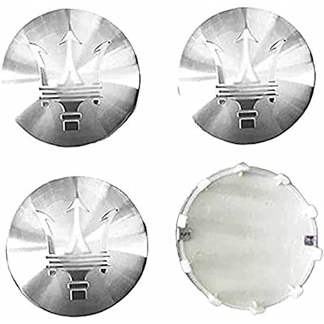 EQEEN 4 PièCes Auto Cache Moyeux pour Maserati Quattroporte 60mm