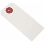 Artemio 11006410 50 étiquettes Blanches avec Fil métallique, Blanc