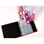 Artemio 18001002 Farde de Rangement pour Tampon Transparent Plastique Multicolore 22,4 x 7,2 x 25,2 cm