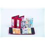 Artemio 18001002 Farde de Rangement pour Tampon Transparent Plastique Multicolore 22,4 x 7,2 x 25,2 cm