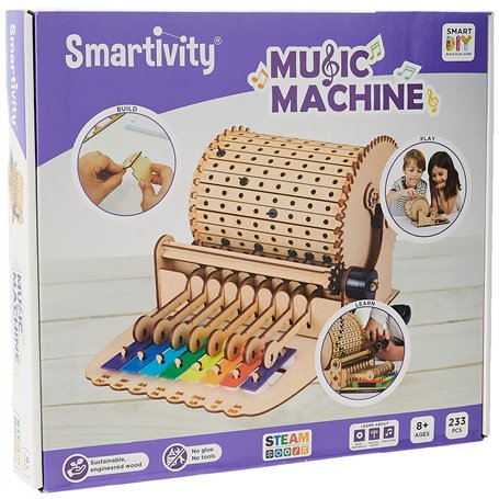 Smartivity - Xylophone - Music Machine - Jouet de construction en bois- Construisez le xylophone
