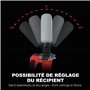 BLSTR Sander - Sableuse portable fonctionnant sans compresseur pour métal, bois et pierre - Disque en céramique et débit réglabl