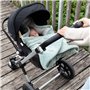 Bemini - BISIDE Nid d'ange 0-12m - Modèle Universel 3 & 5 Points - Pady Softy + Jersey - Vert céladon