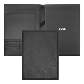HUGO BOSS Monogram Folder L Black