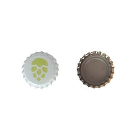 Bouchons de couronne | 26 mm | Motif tête | 100 pièces | Absorbe l’oxygène | Pour bouteilles de bière