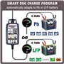 OptiMate 1-Duo-Chargeur automatique de batterie de moto au lithium et plomb-acide, 12 V