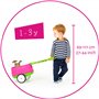 Chillafish Quadie Trailie: le porteur bebe 4 roues avec remorque détachable pour enfant de 1 à 3 ans, siège ajustable sans outil
