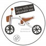 Chillafish Quadie Basket: Trotteur Bebe 4 Roues pour Les Enfants de 1 à 3 Ans, avec Un Panier à l'avant, siège réglable, poignée