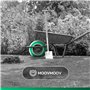 MOOVMOOV Chambres à air 4.80/4.00-8 Valve Coudée TR87 (x2) - Chambres à air de remplacement 400x100 pour Brouettes, Tracteurs To