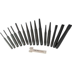Silverline 124853 Lot de 16 Poinçons et chasse-goupilles assortis