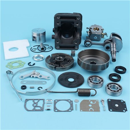 GADSJI Roulements de Tambour d'embrayage de Vilebrequin de carburateur de Cylindre de 38mm