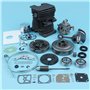 GADSJI Roulements de Tambour d'embrayage de Vilebrequin de carburateur de Cylindre de 38mm, for, 017 018 MS170 MS180 Kit de Frei