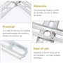 LABRIMP 4 Pièces Lustre Plafonnier Montage Fer Raccords Barre Transversale Plaque Murale Pièces Montage Lumières Suspension pour