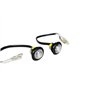Alchemy Parts Petits clignotants LED pour motos - Mini micros à montage affleurant pour carénage ou carrosserie - Lumière orange