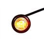 Alchemy Parts Petits clignotants LED pour motos - Mini micros à montage affleurant pour carénage ou carrosserie - Lumière orange