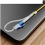LSSSWM Capuchon Anti-poussière LC carré Longue Queue 100 pièces for connecteur de Cavalier de Fibre Optique LC 1.25mm poignée Co