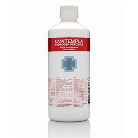 Contempla Eau Oxygénée 3% 500ml in Haute Pureté - H2O2 / Peroxyde d'hydrogène - Desinfectant | H2o2 3%