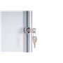Bi-Office Vitrine d'Affichage Interieur Enclore Extra, Tableau Blanc Magnétique Verrouillable, Taille: 306 x 376 mm - 1xA4