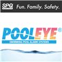 PoolEye Alarme d'immersion alimentée par Batterie pour creusé 45,7 x 11,4 cm – Détecteur de Mouvement d'eau pour la sécurité de 