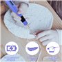 Ensemble de Crochets Ergonomiques avec LED et Compteur de Points Numérique - Kit avec 12 Aiguilles Interchangeables pour Crochet