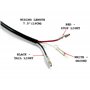 4" / 100mm Encastré Moto LED Arrêter/Feu Arrière pour Streetfighters, Cafe Racers, Rampants et Brat Motos