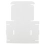 Lot de 100 mini boîtes blanches carrées 10 x 10 x 2 cm