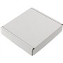 Lot de 100 mini boîtes blanches carrées 10 x 10 x 2 cm