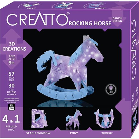 Kosmos 03669 Cheval à bascule 3D DIY Silver
