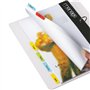 Djois made by 3L 10532- Sachet de 24 Onglets d'Indexation adhésifs, Marque-pages autocollants, 12x 40mm - double face permanent-