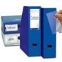 3L Porte étiquette polypropylène Auto-adhésif avec Inserts 75x150mm Ref 10350 Lot de 3