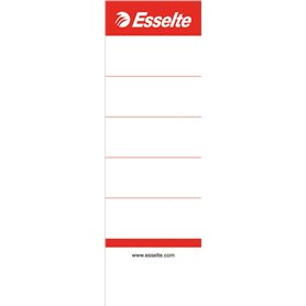 Esselte Étiquette pour dos de classeur à levier Blanc 75 mm Lot de 100 (Import Royaume Uni)