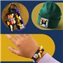 LEGO 41808 Dots Ensemble d’Accessoires Poudlard, Jouet Création de Bijoux sur Harry Potter avec Bracelet, 2 Étiquettes et Plaque